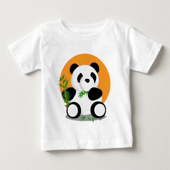 Panda eating bamboo shirt (Front)