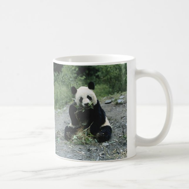 Panda Eating Coffee Mug (Right)