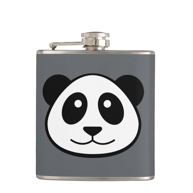 Panda Face Hip Flask (Front)