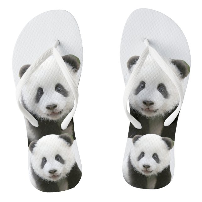 Panda Face Jandals (Footbed)