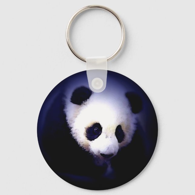 Panda Face Key Ring (Front)