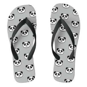 Panda Face Pattern Jandals