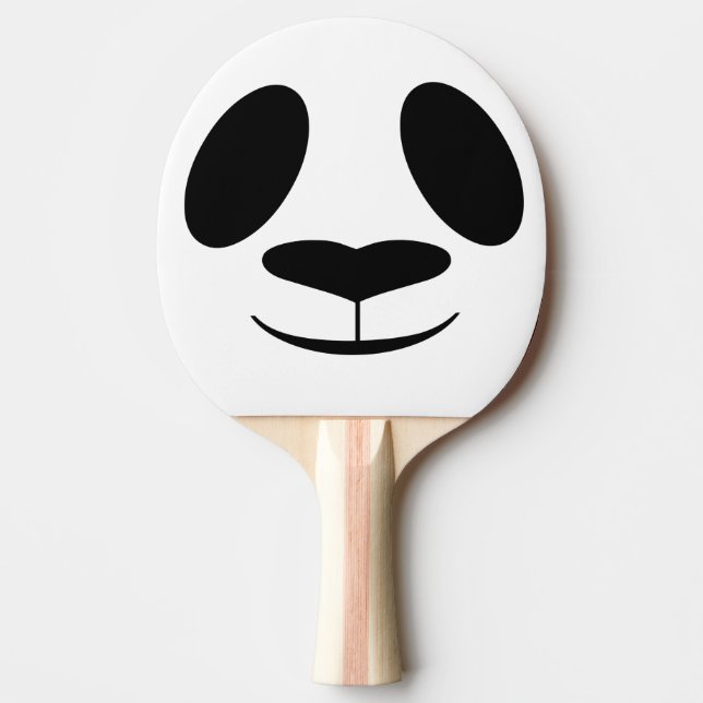 Panda Face Ping Pong Paddle (Front)