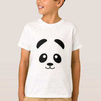 Panda face T-shirt | Cute panda bear face T-shirt