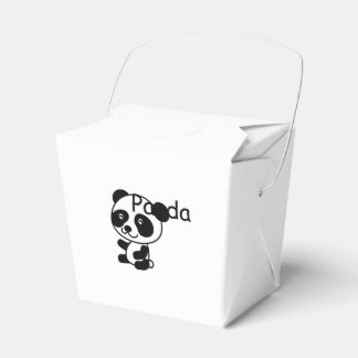Panda Favour Boxes. Box