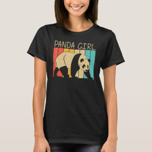 Panda For Girls Women Panda Bear Animal T-Shirt