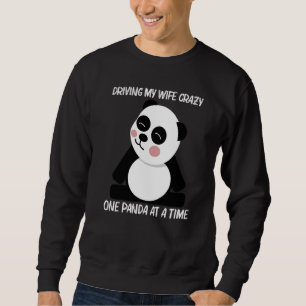 Panda For Men Dad Black White Bear Cub 1 Sweatshirt