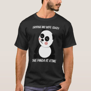 Panda For Men Dad Black White Bear Cub 1 T-Shirt
