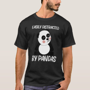 Panda For Men Women Black White Bear Cub T-Shirt