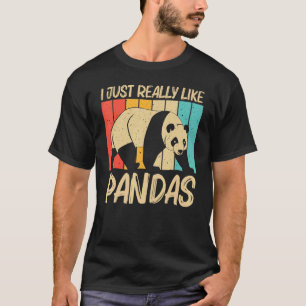 Panda For Men Women Panda Bear Animal  1 T-Shirt