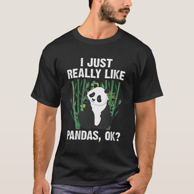 Panda For Panda Bear T-Shirt (Front)