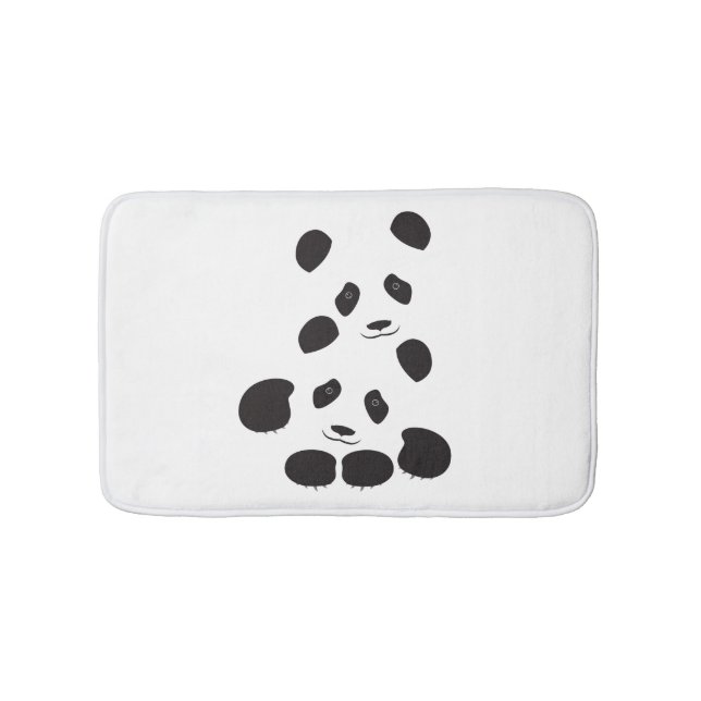 Panda Friendship Bath Mat (Front)