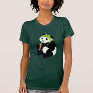 Panda Frog Hat T-Shirt