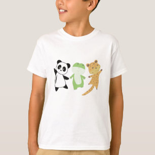 Panda Frog Leopard Are Funny Animal Lovers T-Shirt
