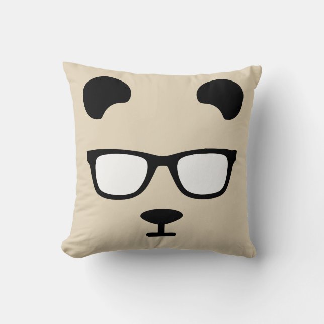 Panda geek cushion (Front)