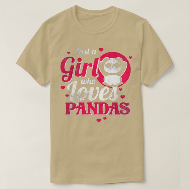 Panda Girl T-Shirt (Design Front)