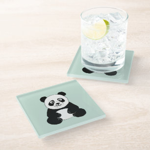 Panda Glass Coaster