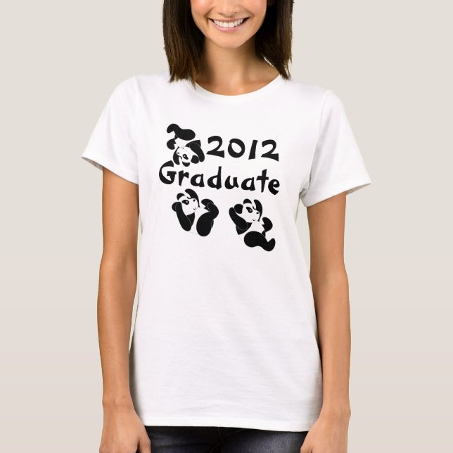 Panda Graduation T-Shirt (Front)