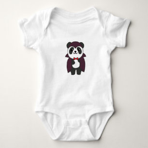 Panda Halloween Cute Devil Kids Vampire Costume Baby Bodysuit