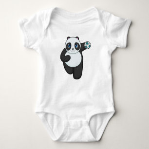 Panda Handball player Handball Baby Bodysuit