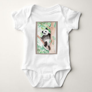 Panda, Hanging Out Baby Bodysuit