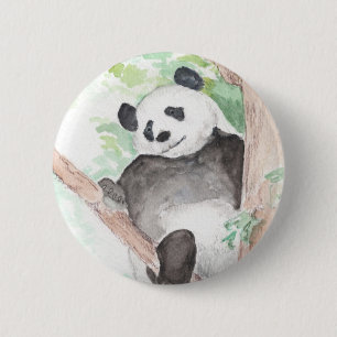 Panda, Hanging Out design button