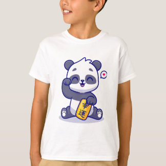Panda happy t-shirt
