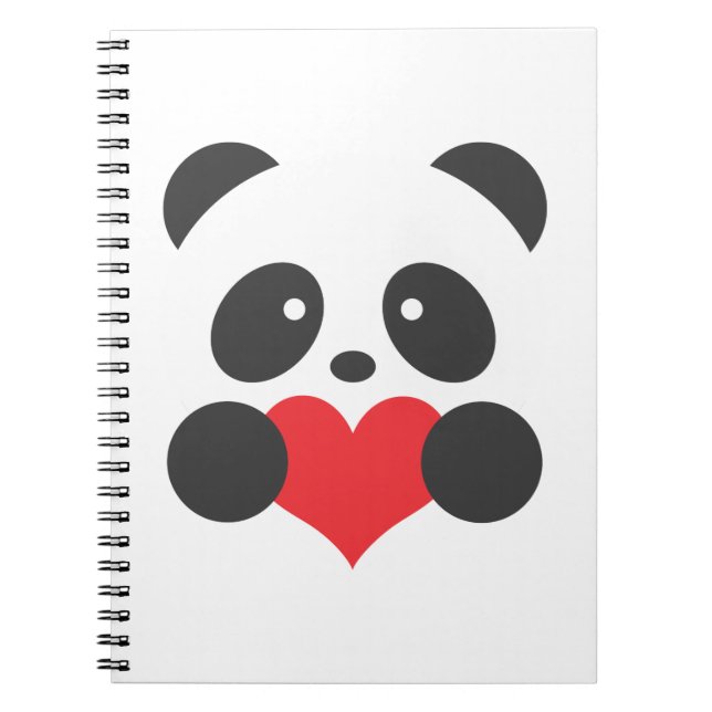 Panda heart notebook (Front)