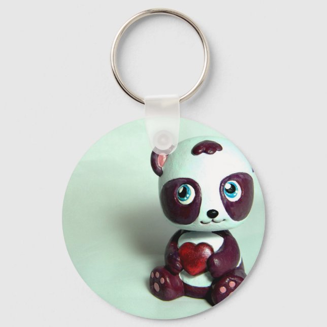 Panda Hug II Key Ring (Front)