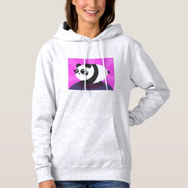 Panda illustration design Hoodie (Front)