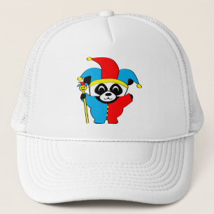 Panda in Jester Costume Trucker Hat
