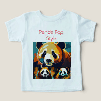 Panda In Pop Style shirt Design 