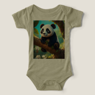 Panda in the Enchanted Tree