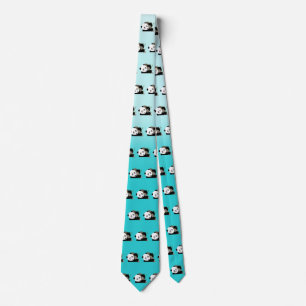 Panda In The Tree Tie