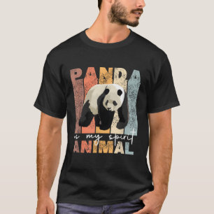 Panda Is My Spirit Animal Panda Pandas T-Shirt