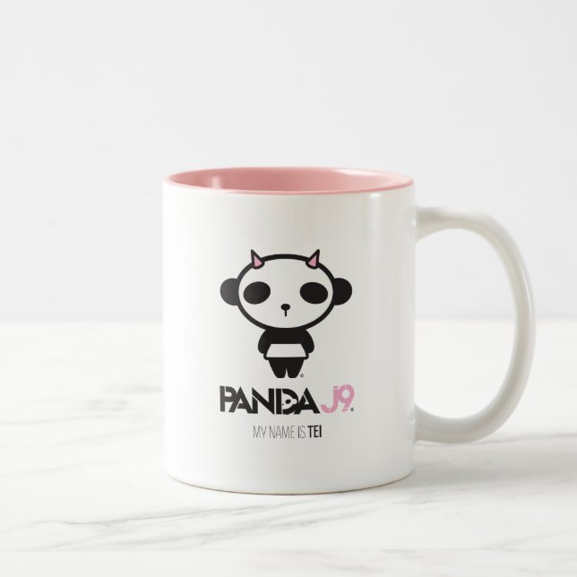 PANDA J9 Mug / WHT&PNK / Tei (Right)