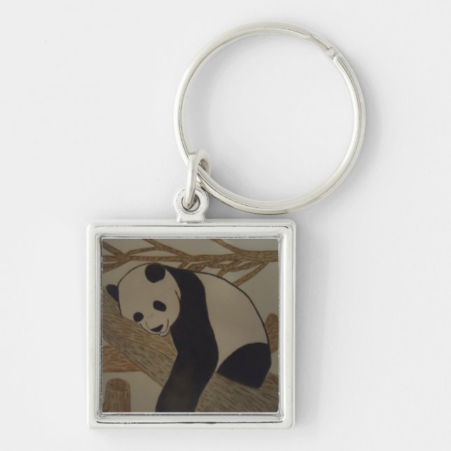 Panda Keychain by KellyMDesigns (Front)