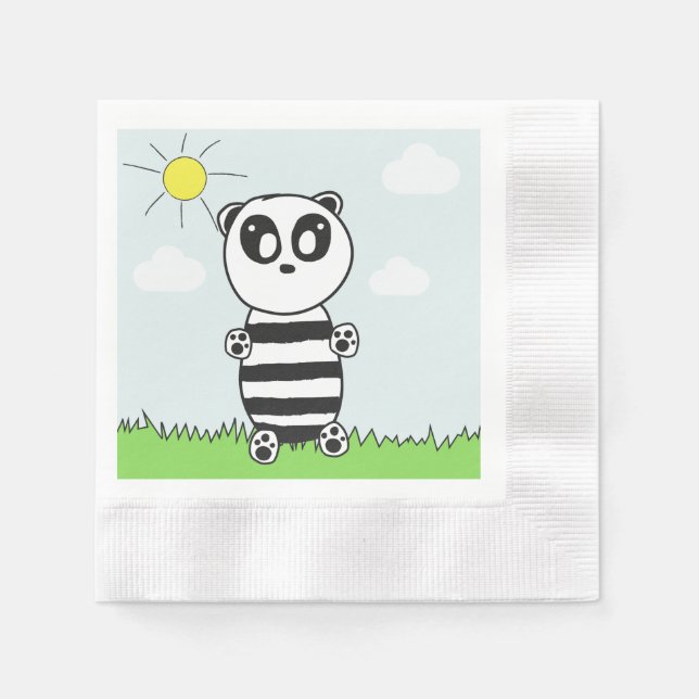 Panda Kid  Napkin (Front)