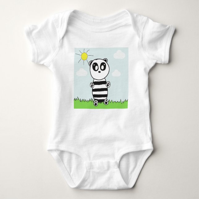 Panda Kids   Baby Bodysuit (Front)