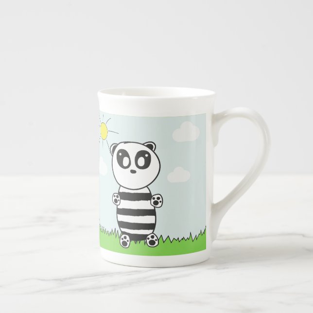 Panda Kids   Bone China Mug (Right)