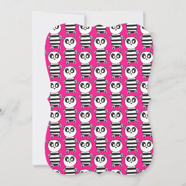 Panda Kids  Card (Front)