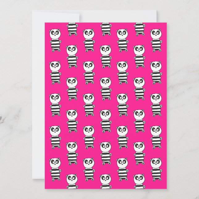 Panda Kids  Card (Front)