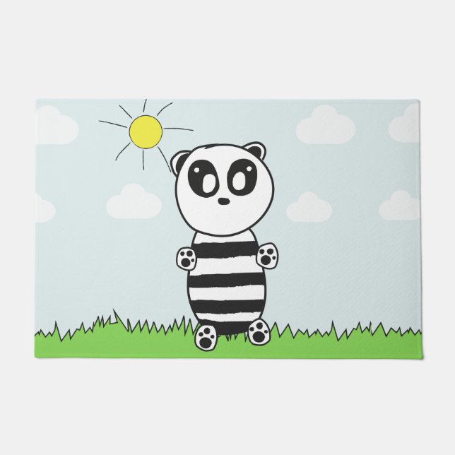 Panda Kids   Doormat (Front)