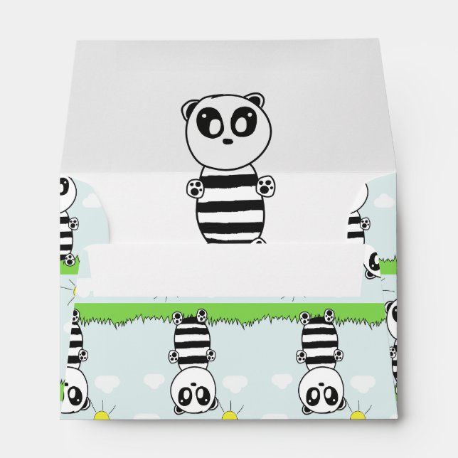 Panda Kids   Envelope (Back (Bottom))