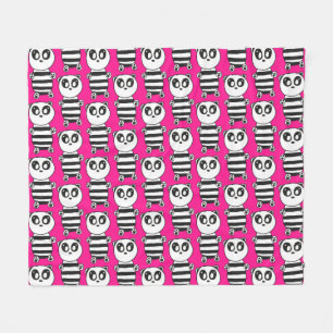 Panda Kids  Fleece Blanket