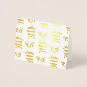 Panda Kids Foil Card