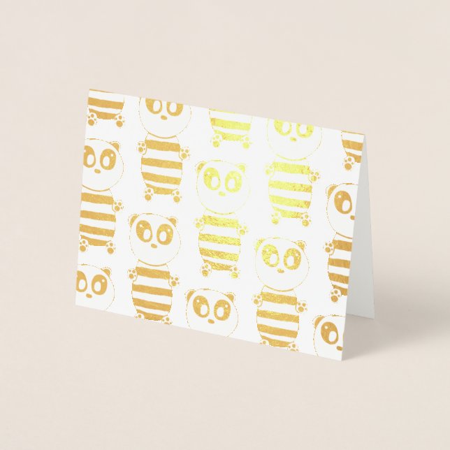 Panda Kids  Foil Card (Front)