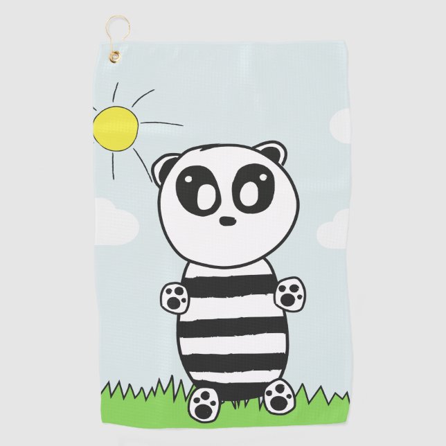 Panda Kids  Golf Towel (Front)