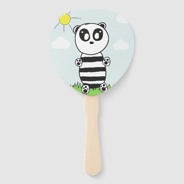 Panda Kids  Hand Fan (Front)