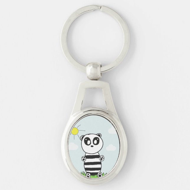 Panda Kids   Key Ring (Front)